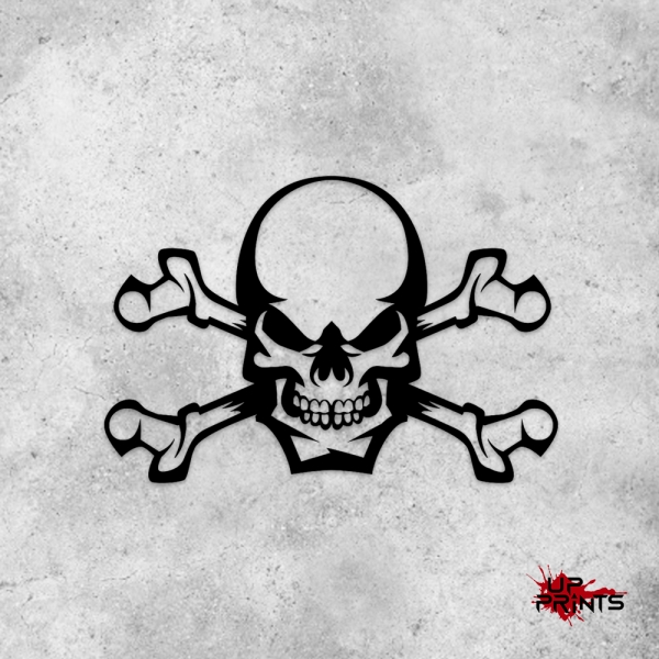 Totenkopf mit Knochen
